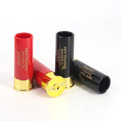 Christmas 12 Gauge Shotgun Shell Shot Glasses Set of 4 Funny Gun Hunting Shooting Outdoor Father's Day Dad Novelty Gift Drinking