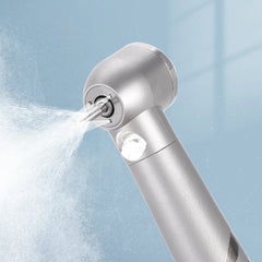 Dental Handpiece LED High Speed Ceramic Bearing Push Button Standard Head 4 Spray Stainless JD008A1-SP M4/B2 Ceramic Rotor A