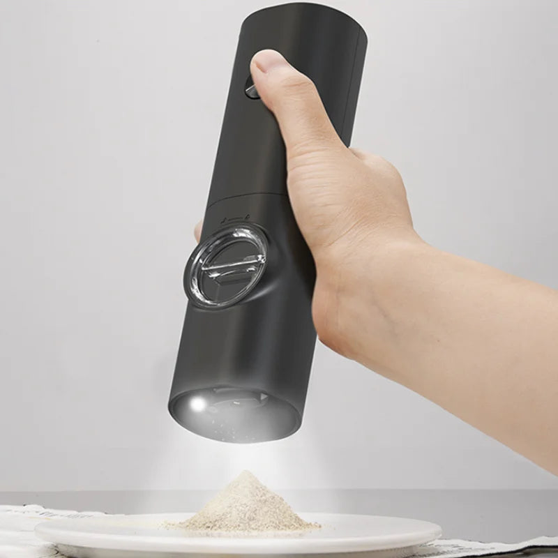 Electric Automatic Pepper and Salt Grinder with LED Light