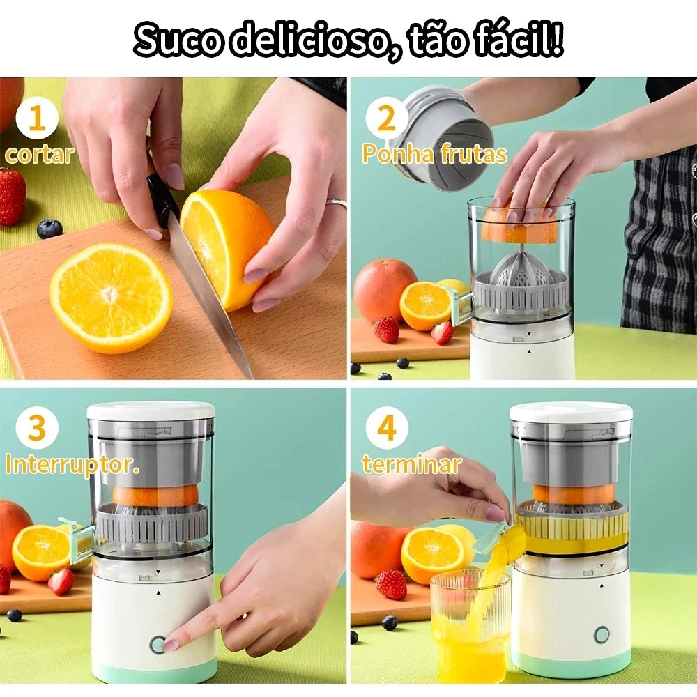 Electric Orange Juicer Juicer Fruit Juice Machine USB Charging