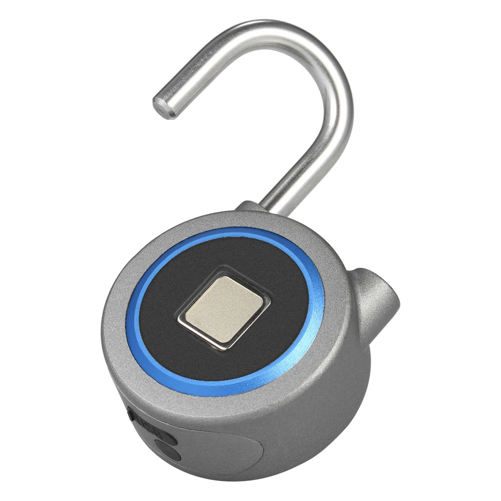 BT Smart Keyless Fingerprint Lock Waterproof APP / Fingerprint Unlock Anti-Theft Security Padlock Door Luggage Case Lock