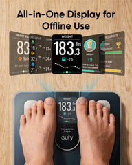 eufy Smart Scale C20 Digital Bathroom Body Fat Scale With Larger TFT Screen All-In-One Display for Offline Use Scale