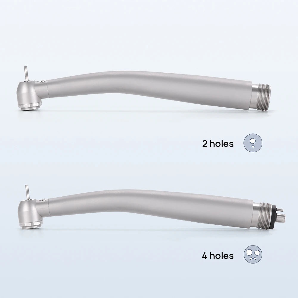 Dental Handpiece LED High Speed Ceramic Bearing Push Button Standard Head 4 Spray Stainless JD008A1-SP M4/B2 Ceramic Rotor A