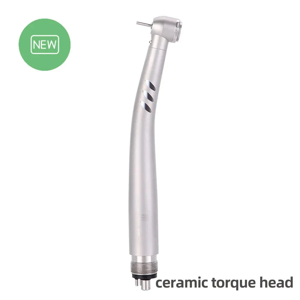 Dental Handpiece LED High Speed Ceramic Bearing Push Button Standard Head 4 Spray Stainless JD008A1-SP M4/B2 Ceramic Rotor A