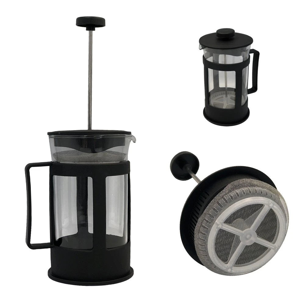 "Savor the best home-made coffee with the Coffee Maker French Press Cremeira Coffee Milk Tea 600ml! Your PREPA method