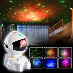 Galaxy Star Projector LED Night Light Starry Sky Astronaut Porjectors Lamp For Decoration Bedroom Home Decorative