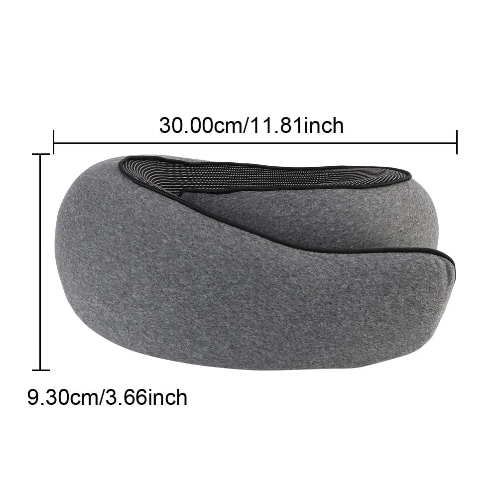 Portable U-shaped Pillow Memory Foam Snail Pillow Soft Noon Break Sleep Pillows Travel Neck Support Travel Neck Pillow