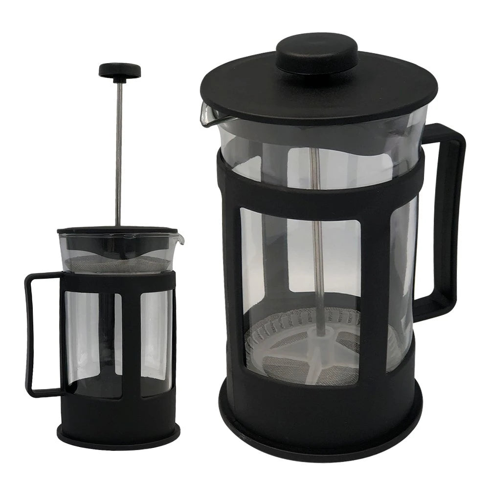 "Savor the best home-made coffee with the Coffee Maker French Press Cremeira Coffee Milk Tea 600ml! Your PREPA method